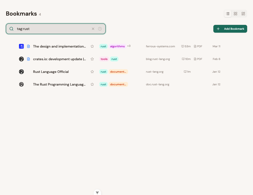 Search results filtered by tag:rust